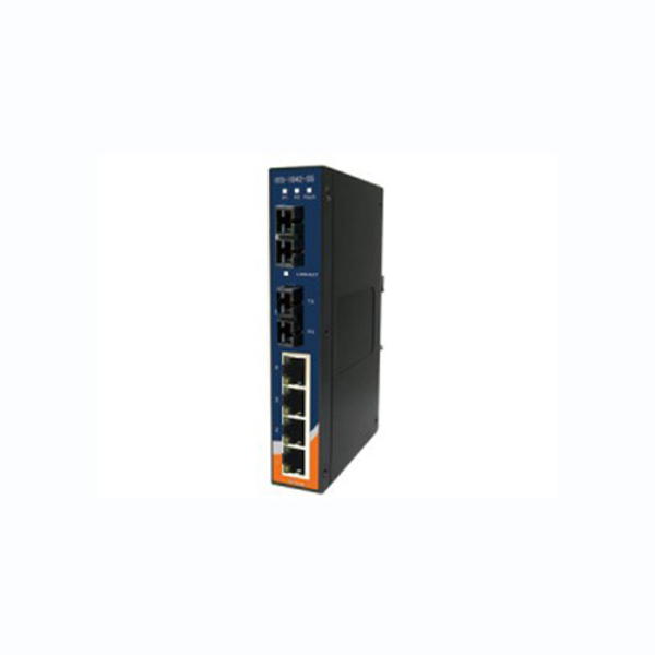 Oring Networking Slim Type 4x 10/100TX (RJ-45) + 2 x 100FX (Single Mode / SC) IES-1042FX-SS-SC